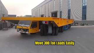 Self-propelled modular transporter 4-10 axle lines 120-300ton heavy load