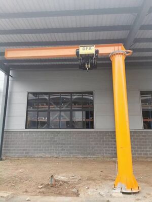 Cabin Control Overhead And Gantry Crane Post Mounted Jib Crane 2 Tons