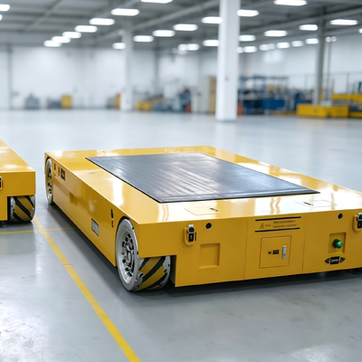 Custom Trackless Transfer Cart Thickened Steel Plate Safe Operation For Manufacturing Site Logistics Work