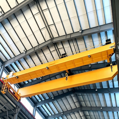 20t high efficiency frequency conversion anti sway Double Girder Overhead Crane for heavy casting lifting metallurgical workshop material transfer