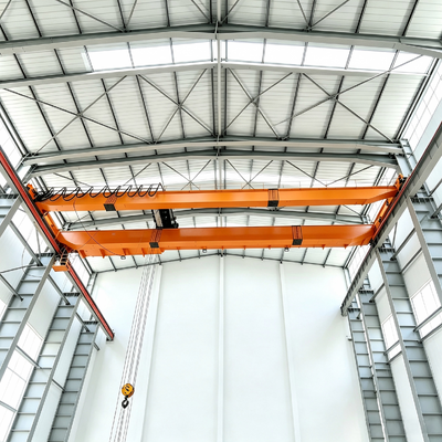 50t robust performance intelligent monitoring Double Girder Overhead Crane for oversized workpiece hoisting heavy industrial workshop handling operations