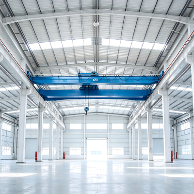 Double Girder Overhead Crane Precision Positioning Industrial Crane for Large Span Factory Material Hoisting Operation
