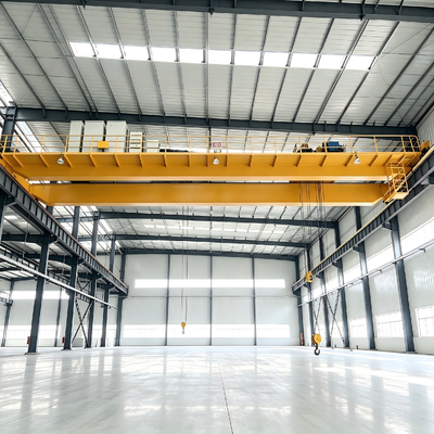 30t extended lifting height anti corrosion dependable brake assembly Double Girder Overhead Crane for casting raw stock handling foundry metallurgy workshop material transporting tasks