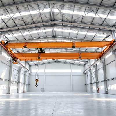 Heavy Duty Double Girder Overhead Crane for Workshop Material Lifting and Handling