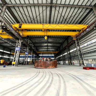 Double Girder Overhead Crane Precision Positioning Industrial Crane for Large Span Factory Material Hoisting Operation