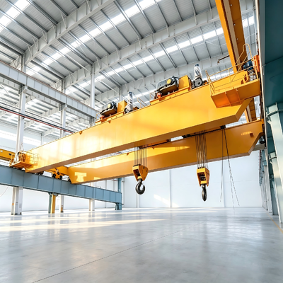 Durable Heavy Load Double Girder Overhead Crane for Industrial Plant Bulk Material Processing