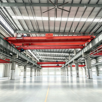 28t high‑strength box main beam anti‑sway wireless dual‑control Double Girder Overhead Crane for heavy die mold lifting mold manufacturing workshop hoisting tasks