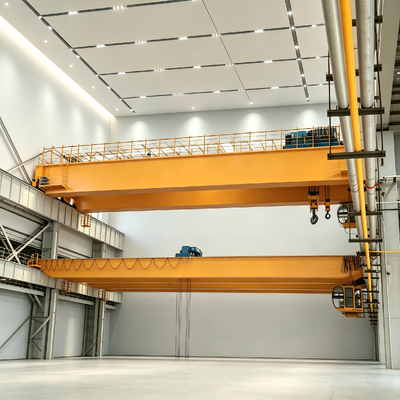 Double Girder Overhead Crane High Stability Heavy Duty Lifting Equipment for Industrial Workshop and Foundry