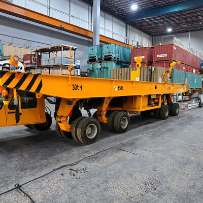1. Mass load all wheel steer corrosion resistant SPMT Self-propelled Modular Transporter for tunnel segment transport heavy metal framework handling