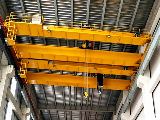 Double Girder Overhead Crane for component assembling heavy load high efficiency