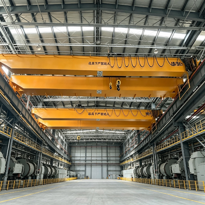 1. Double Girder Overhead Crane Heavy Duty Lifting Equipment for Factory Workshop Material Handling