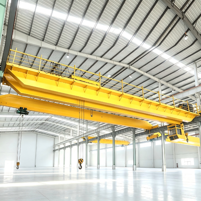 Heavy Duty Double Girder Overhead Crane for Workshop Material Lifting and Handling