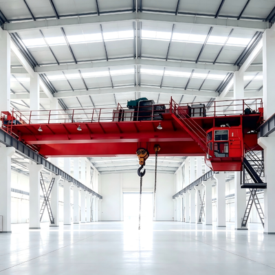 Heavy Duty Double Girder Overhead Crane for Workshop Material Lifting and Handling