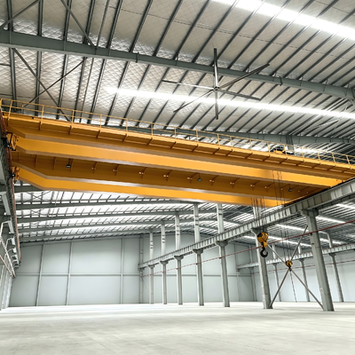 Heavy Duty Double Girder Overhead Crane for Workshop Material Lifting and Handling