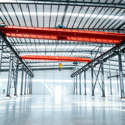 Heavy Load Double Girder Overhead Crane Stable Operation Crane For Warehouse And Workshop Lifting