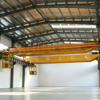 Heavy Load Double Girder Overhead Travelling Crane With Stable Lifting Performance For Factory Warehouse And Steel Processing Workshop
