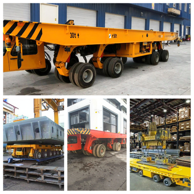 heavy duty self propelled modular transporter hydraulic trailer for shipyard large equipment handling