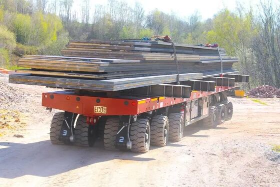 120ton to 300ton SPMT modular transporter series parallel combination for bridge girder and industrial module transport CE ISO