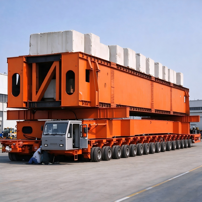 Heavy load steerable modular Self-propelled Modular Transporter for heavy industry equipment transportation